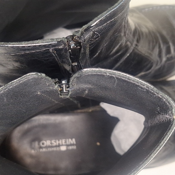 Florsheim Essex Moc Toe Zipper Boot Black Size 8B - Picture 8 of 10